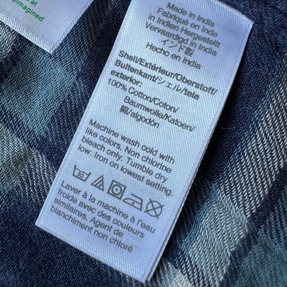 J.Crew Mens slim fit cotton button down shirt navy size small NWT long sleeve - Picture 7 of 7